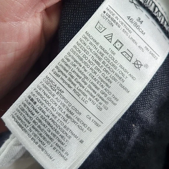 Gap Linen Shorts‎ Mens 34 10" Preppy Lightweight Luxury Breathable Golf Vacation - Picture 6 of 12